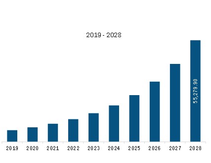 South America mHealth Revenue and Forecast to 2028 (US$ Million)